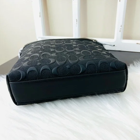 COACH Men’s Houston Flight Bag Signature Leather - Picture 6 of 11